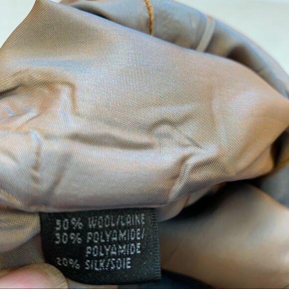 Lafayette blue green Tweed wool silk skirt size 6 - Picture 8 of 9